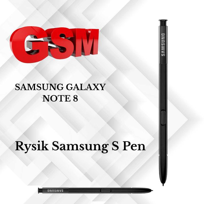 Samsung Galaxy Note 8 – Rysik S Pen, czarny,zamiennik wysokiej jakości