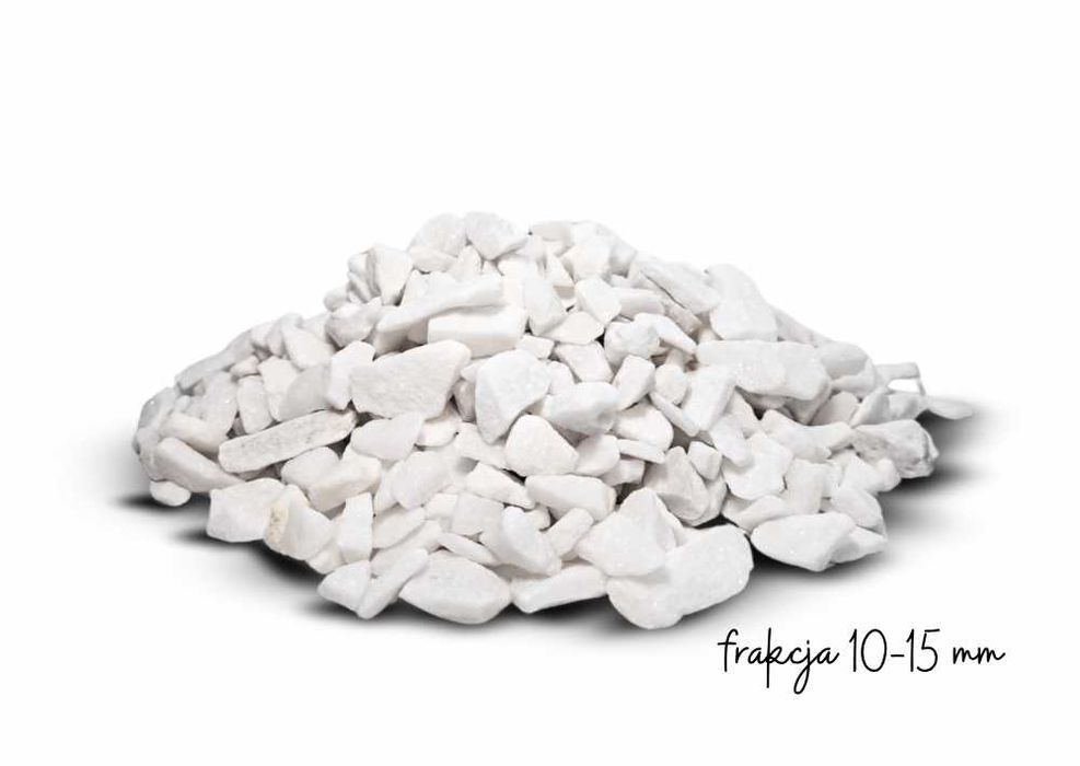 grys biały, grysik do ogrodu jak Thassos, White Angel