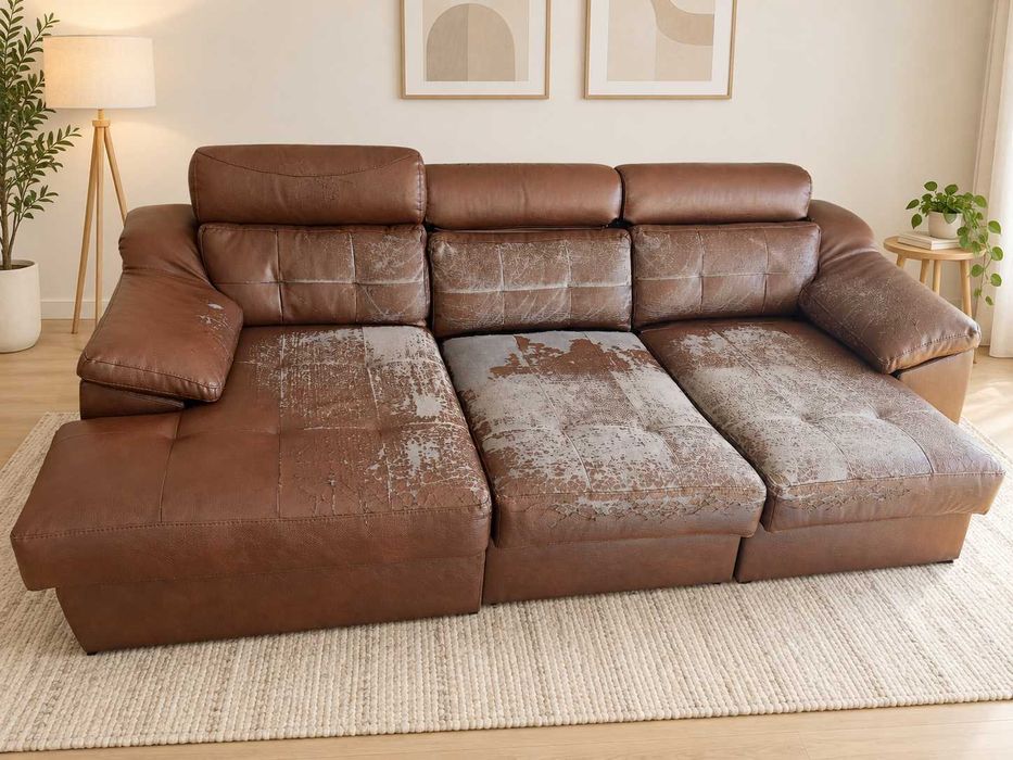 Sofá chaise longue muito confortável, com cerca de 4 anos.
