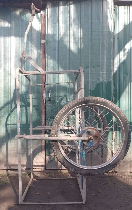 Тачка прицеп для мотоблока велосипеда