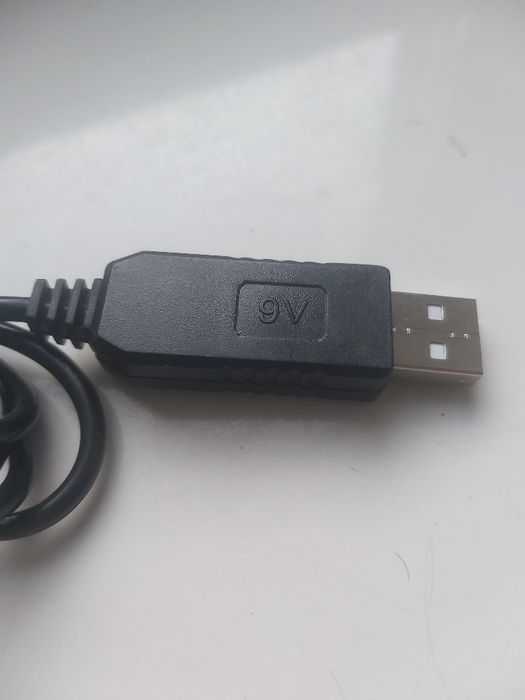 Повышающий провод 9v для роутера и медиаконвертер