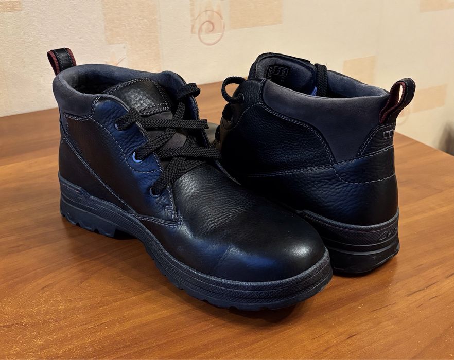 Ботинки мужские зимние с шерстяной подкладкой Clarks размер 45