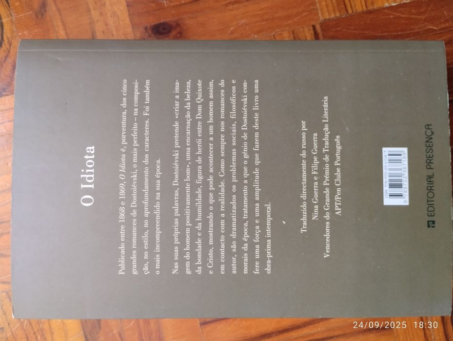 O Idiota, de Fiodor Dostoievski