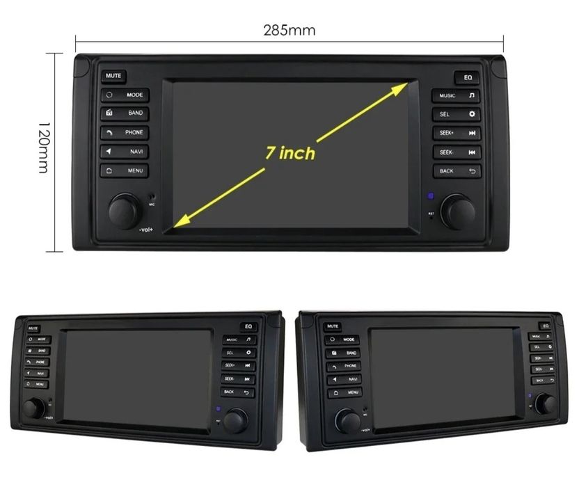 ‼️ BMW X5 E53, 5 E39, 3 E46 ‼️ Android магнітола 8/128 GB, Carplay, 4G