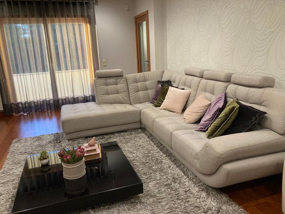 Sofá chaise long 3 metros estofado