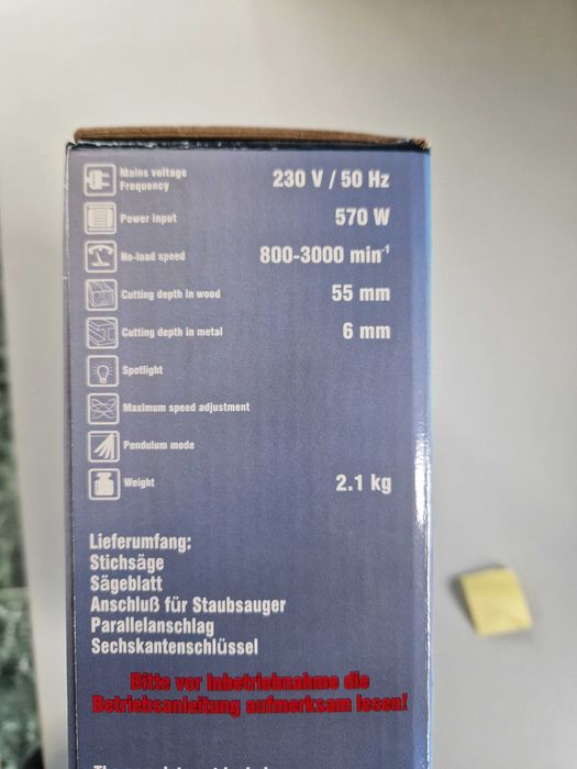 Serra tico-tico Stomer SJS-570-LT (Novo) 570W