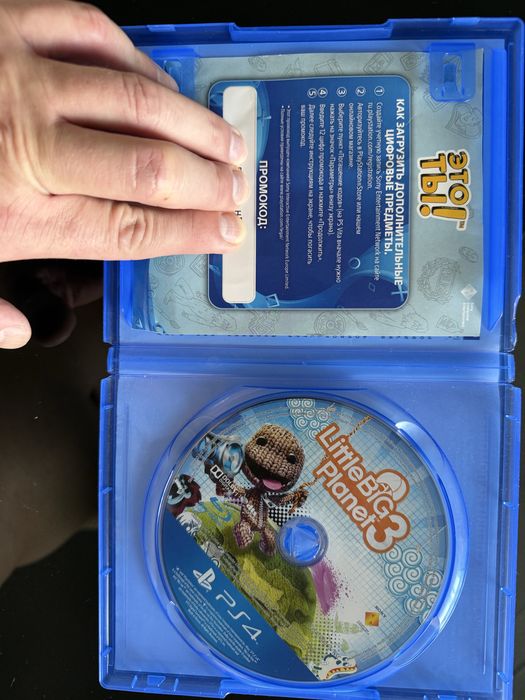 Диск для ps4 ps5 little big planet 3