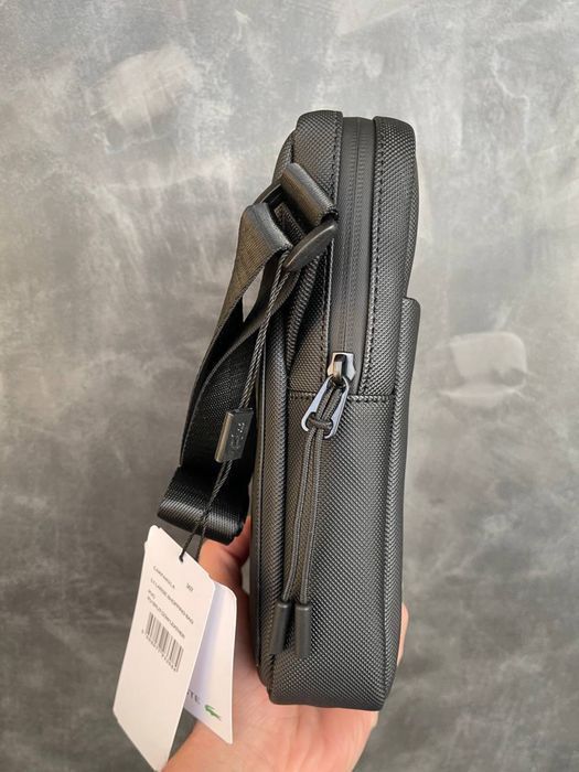 Акція ! Мужская сумка на через плече Lacoste|чоловіча барсетка лакоста