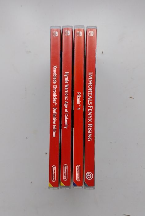 Pack de 4 Jogos - Pikmin 4, Hyrule Warriors, Xenoblade Chronicles, Immortals Fenyx Rising