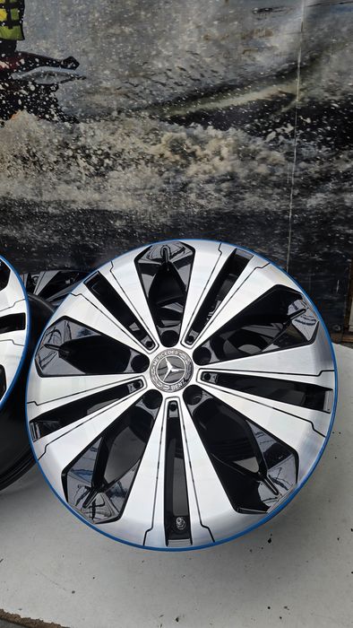 FA007 Alufelgi Mercedes-Benz EQC 7.5z19 ET32 8x19 ET34 felgi z czujnikami mercedes  oryginalne OE EQC N293 W293 5x112