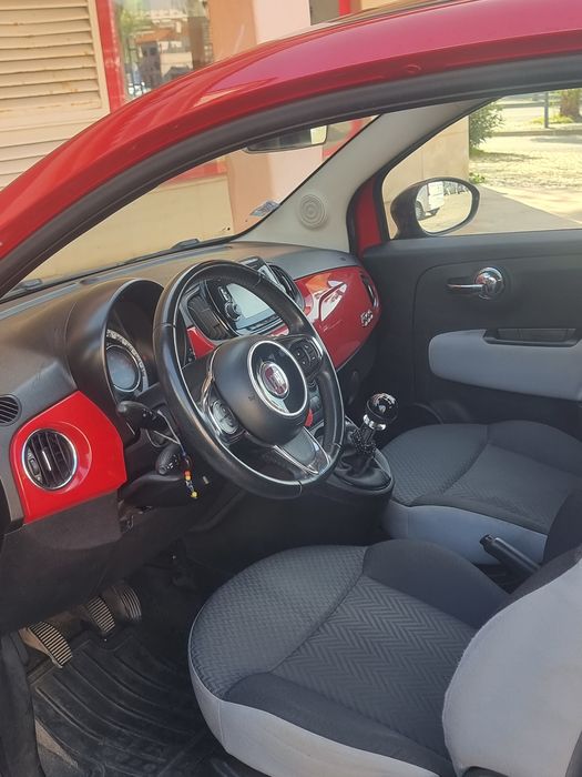 Fiat 500 vermelho