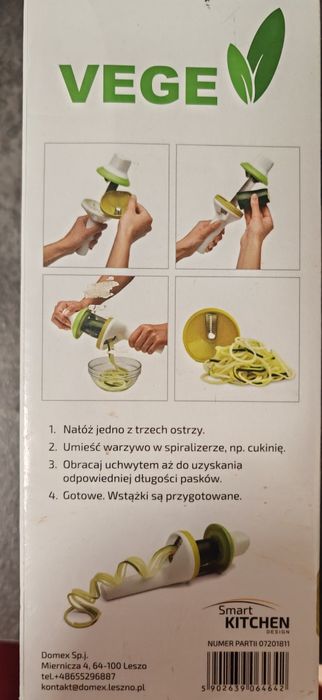Spiralizer / Krajalnica Vege do warzyw z trzema ostrzami