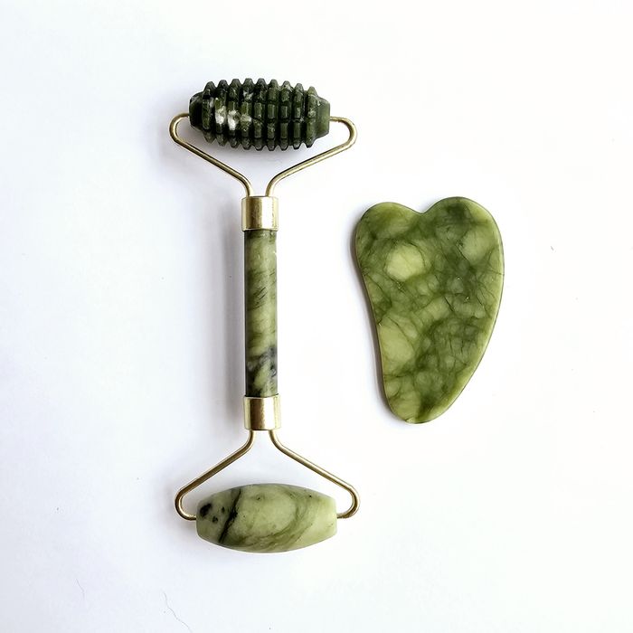 Conj. Roller + Gua Sha Jade