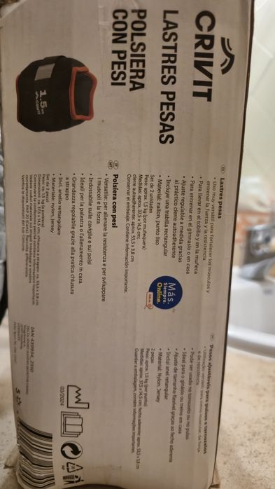 2 Pesos 1,5kg do lidl como novo