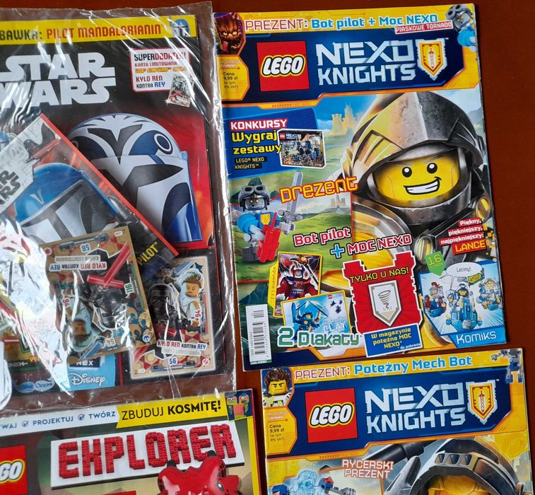 Magazyny Lego Nexo,  Chima, Explorer