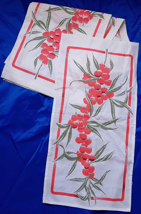 Рушник 36х73см для кухні, льон. бавовна.