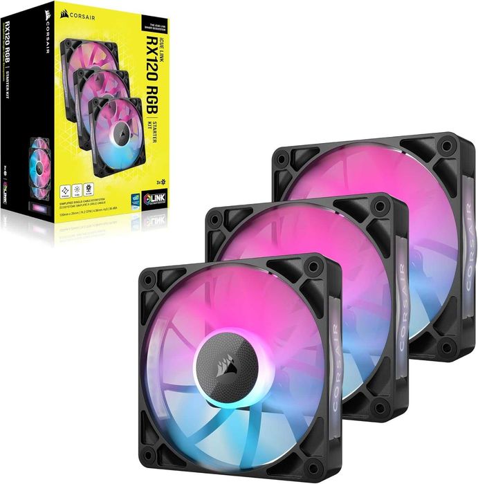 Вентиляторы Corsair RX 120 MAX RGB STARTER KIT 1 шт. NEW!