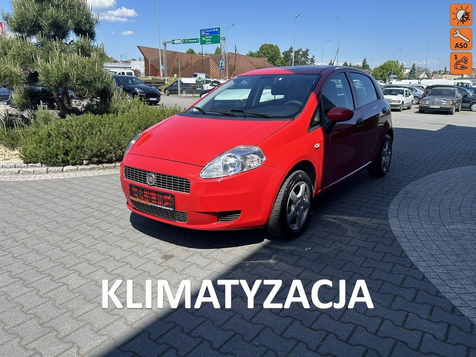 Fiat Punto klimatyzacja, multifunkcja, hak, wspomaganie CITY