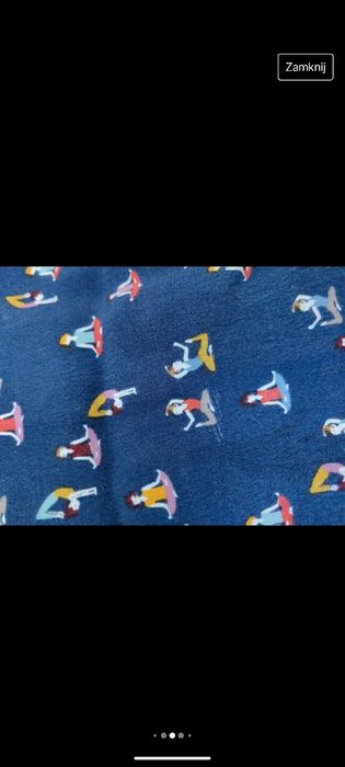 Jesienna zimowa codzienna sukienka w wzór