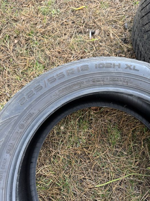 Opony zimowe 225/55/18 225/55 R 18 zima komplet nokian 8 letnie