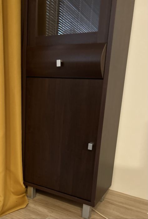 Szafka wysoka  ciemny braz