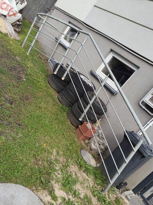 Balustrada metalowa półokrągła