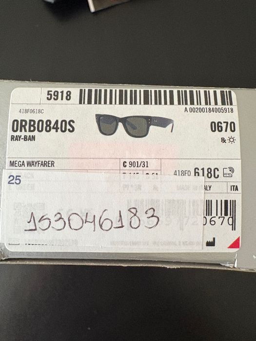 Óculos de Sol Rayban como novo