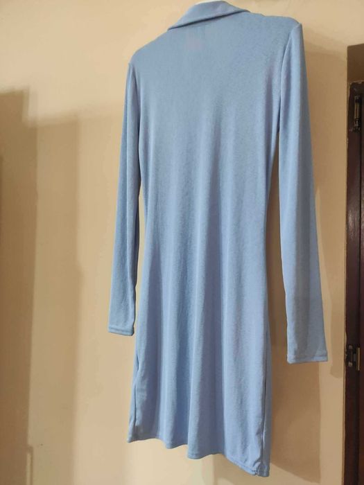 Niebieska sukienka damska H&M