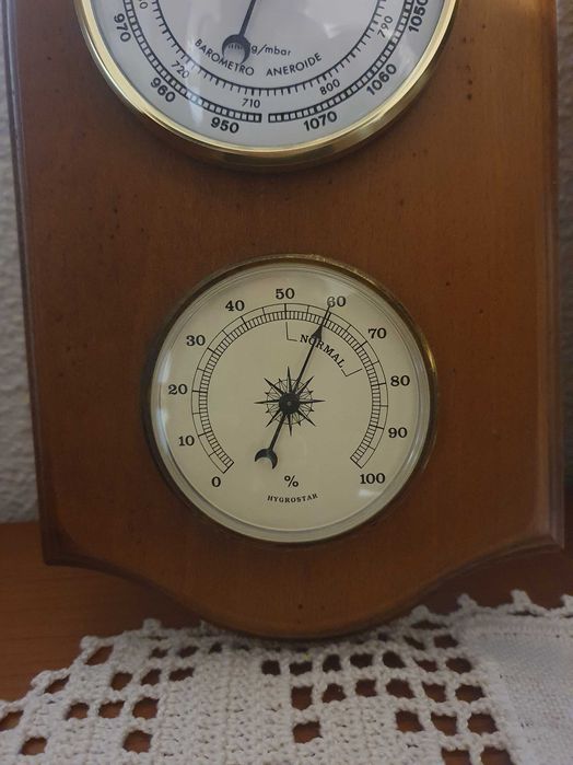 Estação meteorologica em madeira Antigs