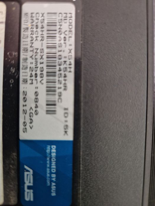 Portátil Asus X54H, K54HR Processador Intel Core I3