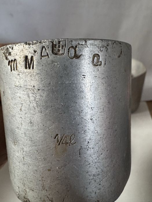 Medidas antigas de aluminio