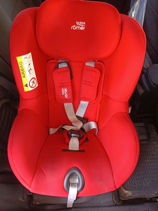 Cadeira auto Britax Römer DUALFIX 2 R - grupo 0/1 - vermelho que não retem calor em  demasia e escalde a pele do bebé