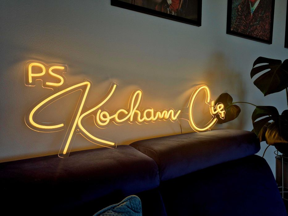 NEONY LED na zamówienie logo napisy wesele eventy