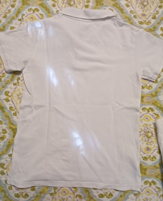Polo branco criança 9-10 anos