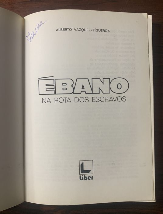 Ébano, na Rota dos Escravos