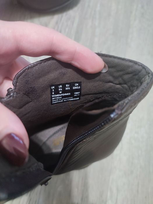 Демісезонні чоботи, черевики жіночі, чобітки Clark's