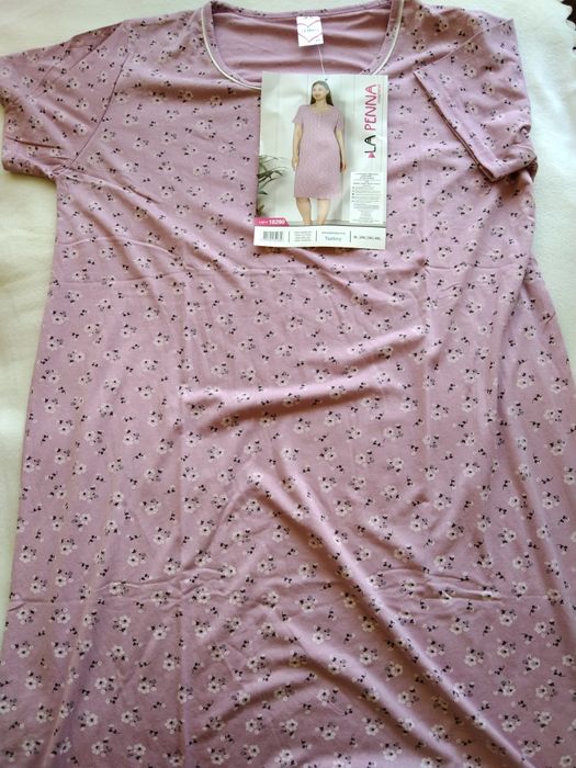 XXL 44 Koszula ciążowa nocna piżama damska rozpinana duży rozmiar