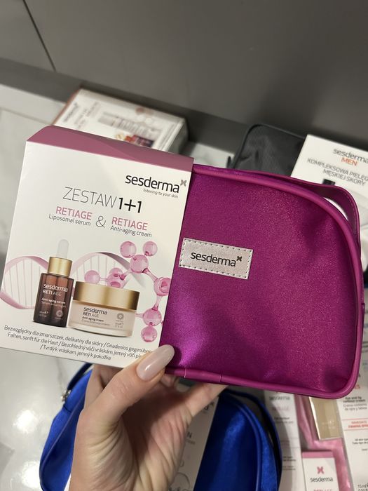 Sesderma Men Set з косметичкою чоловічий крем  набір подарунковий