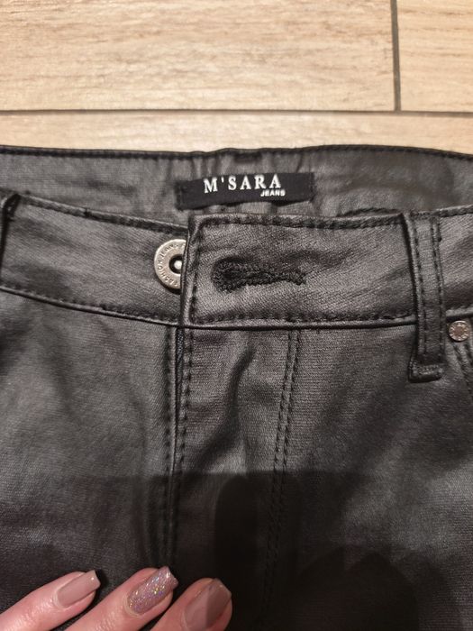 Spodnie NOWE  imitacja skóry MSara r. M