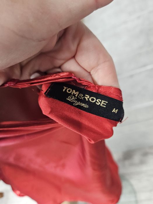 Koszula nocna czerwona Tom&Rose rozm M