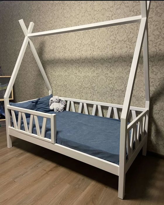 Дитяче ліжко будиночок ліжечко домік будинок вігвам Детская кровать