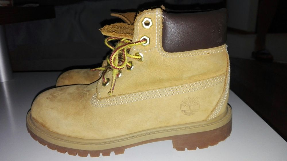 Timberki musztardowe I kozaki na zime chlopiece