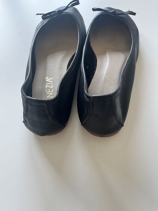 Baleriny buty czarne Venezia