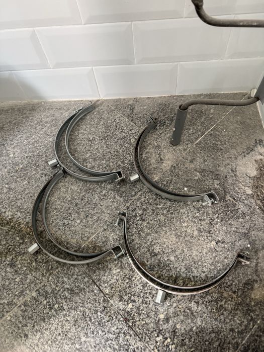 Tubos de ventilação Spiro 200mm – 3m com 4 abraçadeiras