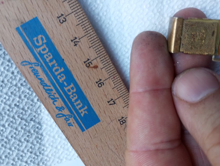 Браслет позолоченный для часов мужской АУ СССР