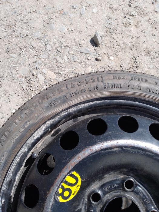 Докатка запаска Opel Vectra Astra Zefira 5x110 r16