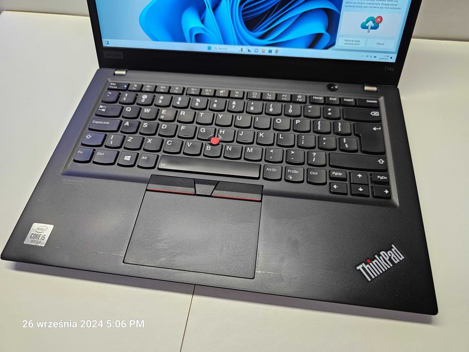 Lenovo Thinkpad T14s i7-10510u gen 16GB 256SSD Win 11 PRO  bateria 7H