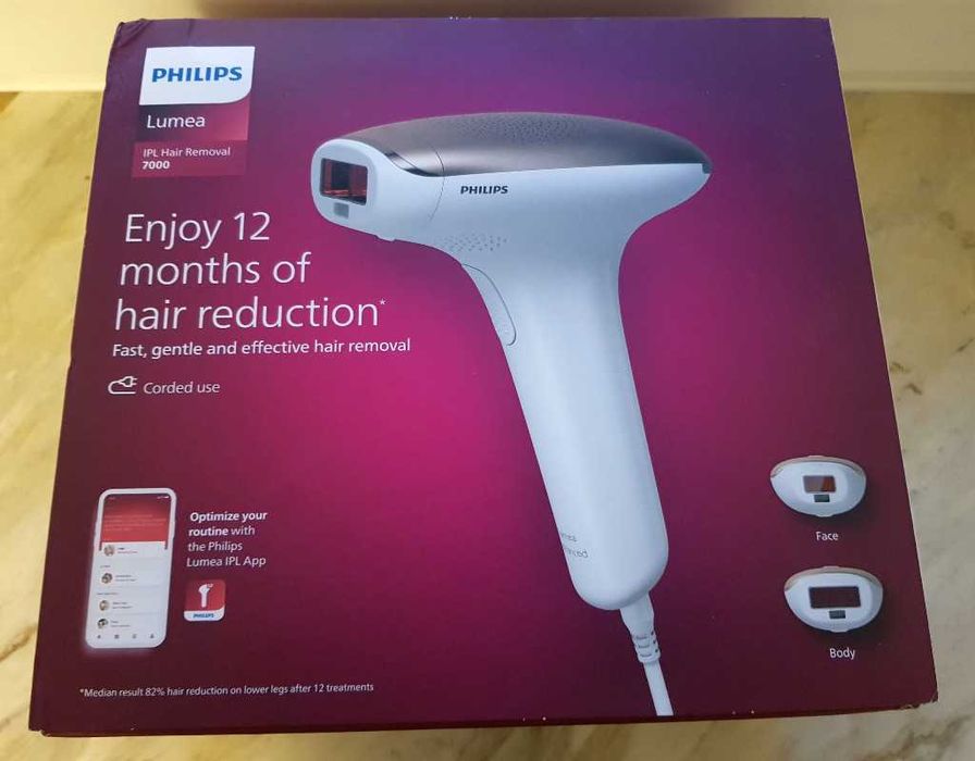 Depilator IPL Philips Lumea Advanced 7000, 2 nasadki + etui SC1997/00