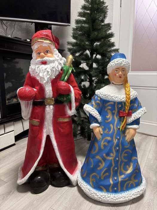 Дед мороз снігурка дід мороз святий миколай садовий декор