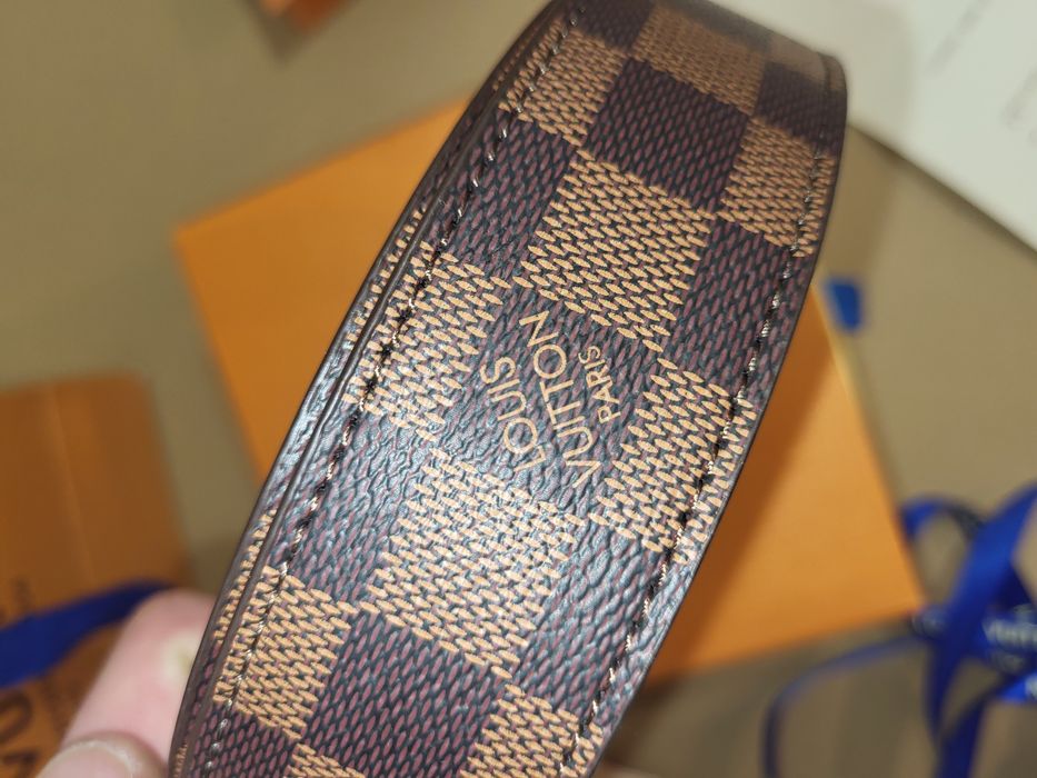 Pasek Louis Vuitton initiales NOWY brązowy , torba